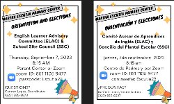 ELAC SSC Orientation and Elections 09.07.23 8:15am